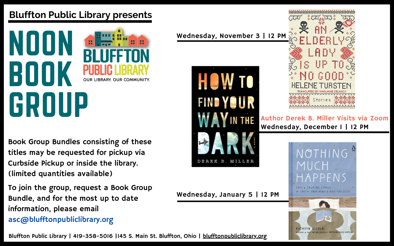 image of books and dates of discussions