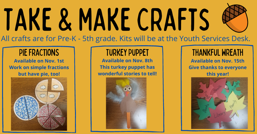 Images of crafts and dates available