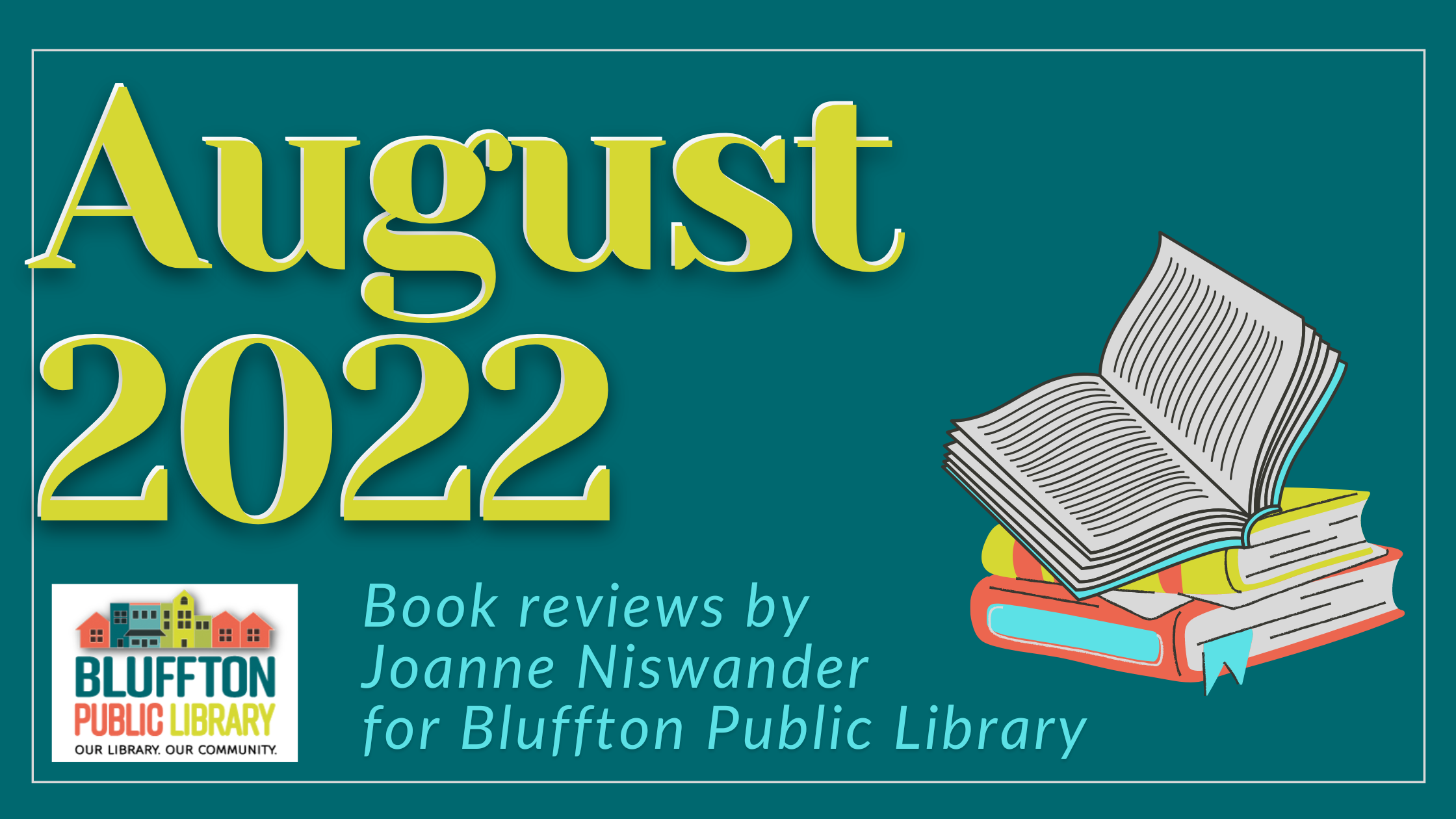 Joanne's book reviews for August 2022