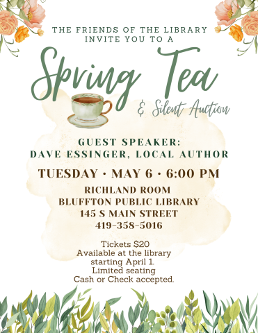 floral and tea motifs