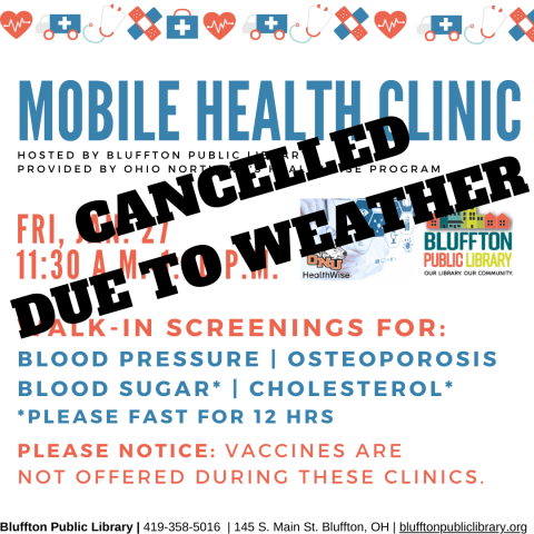 CANCELLED DUE TO WEATHER