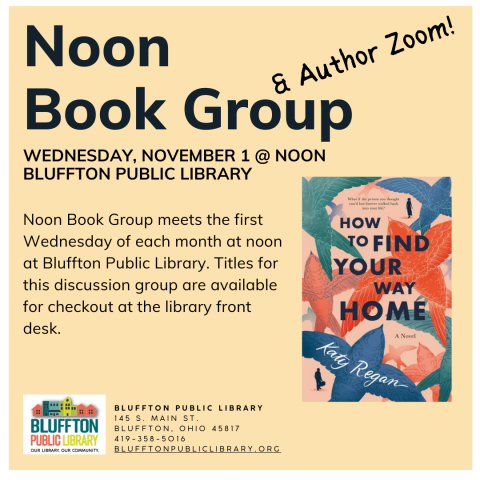 Tan background with book cover consisting of overlapping birds of many colors and a silhouette of a man and a woman separated by the birds.