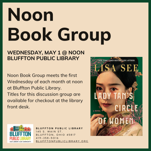 Cream background; green frame. Image of book with Chinese woman.