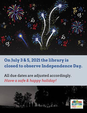Library closed for Independence Day