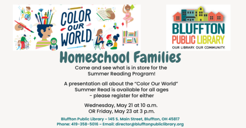 Colorful logos, text